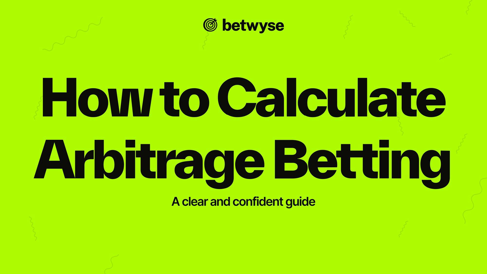 how to calculate arbitrage betting image