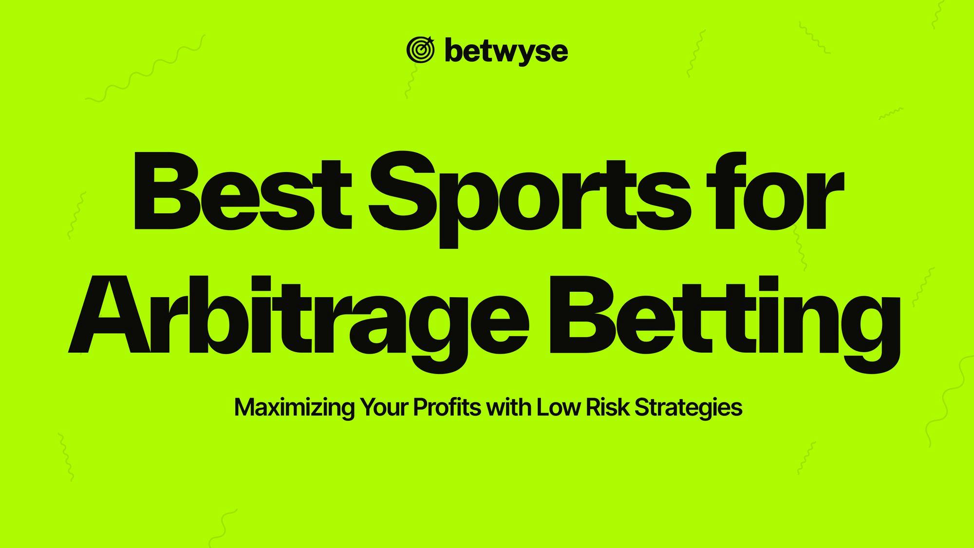 best sports for arbitrage betting image